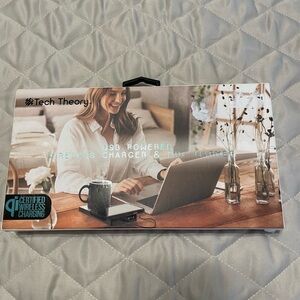 Theory Wireless Charger & Mug Warmer - Black